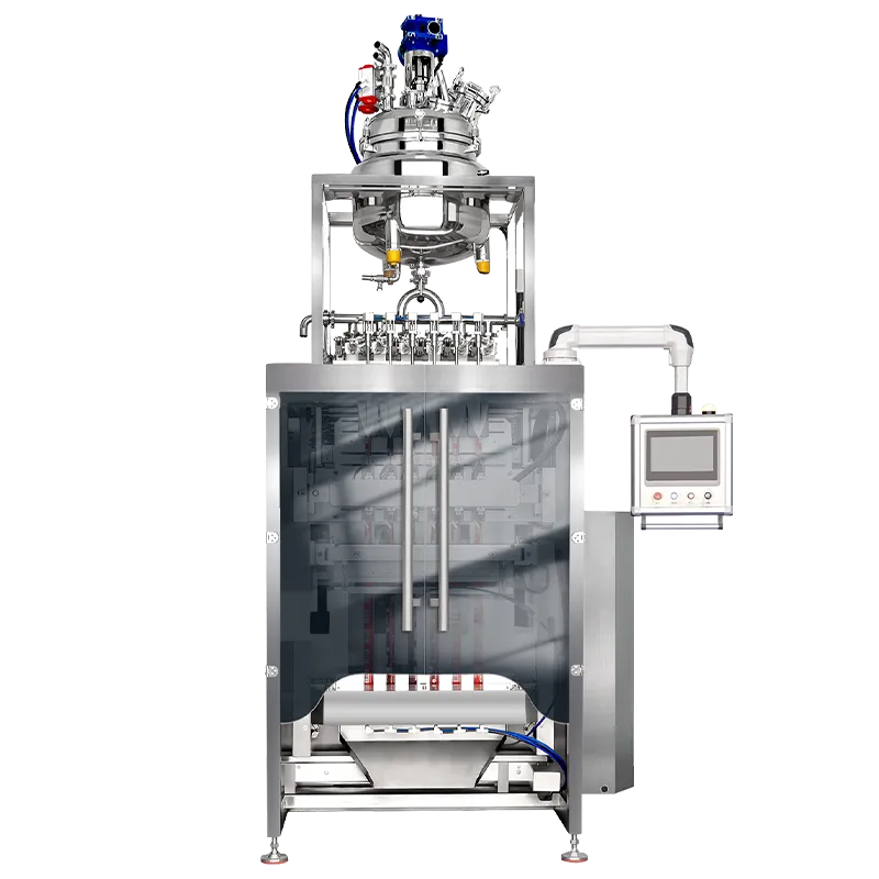 Многополосная машина для упаковки жидких палочек