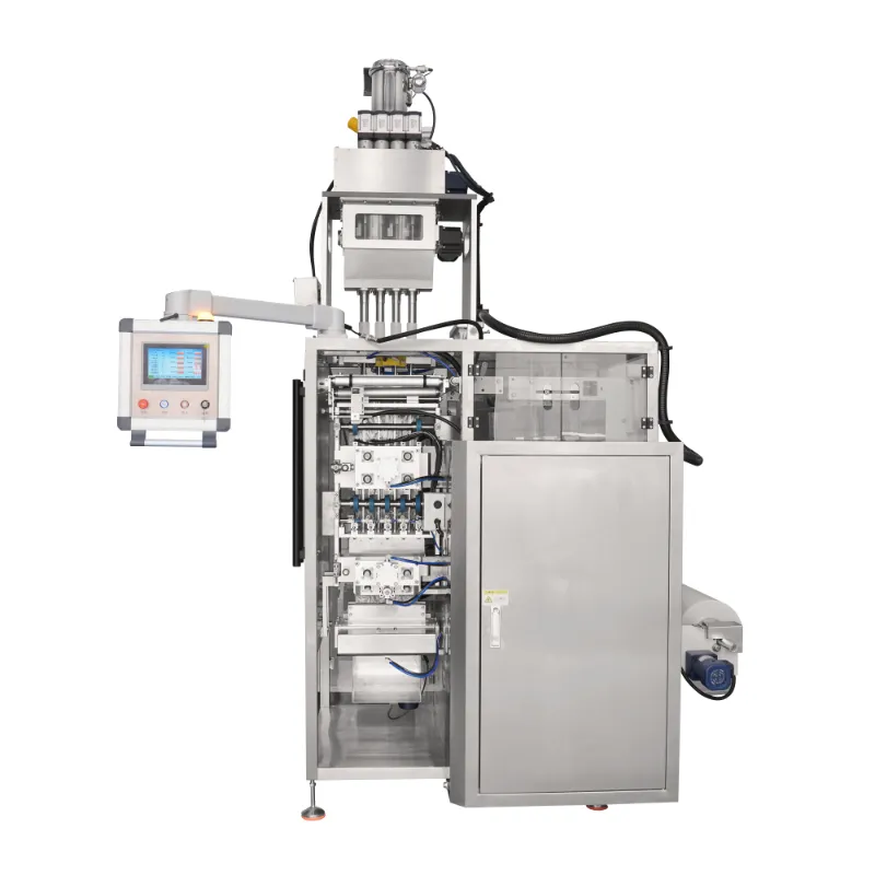 Упаковочная машина для стирального порошка в пакетиках весом 1-200 г